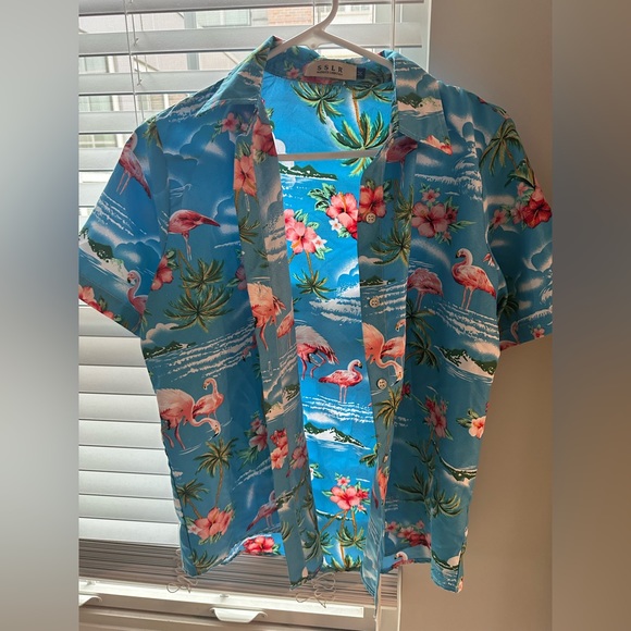 Short Sleeve Hawaiian Shirt - Picture 1 of 4